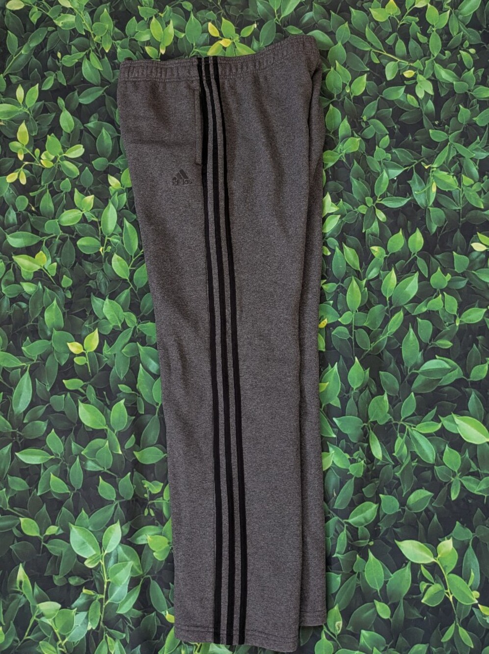 Adidas Men's Gray Athletic Tracksuit Sweat Pants - Picture 4 of 6
